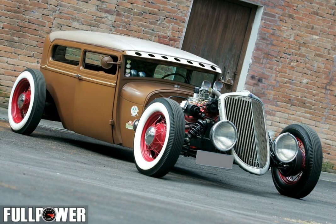 Ford Tudor transformado em Rat Hot é de 1929