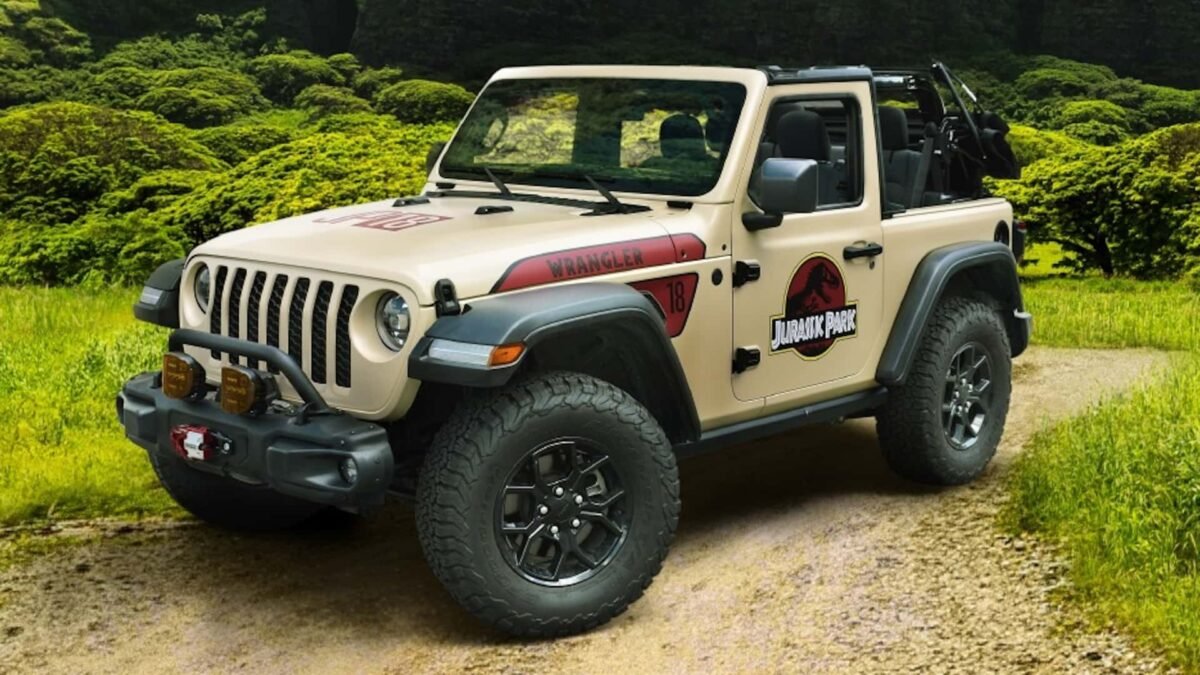 jeep wrangler jurassic park sticker package