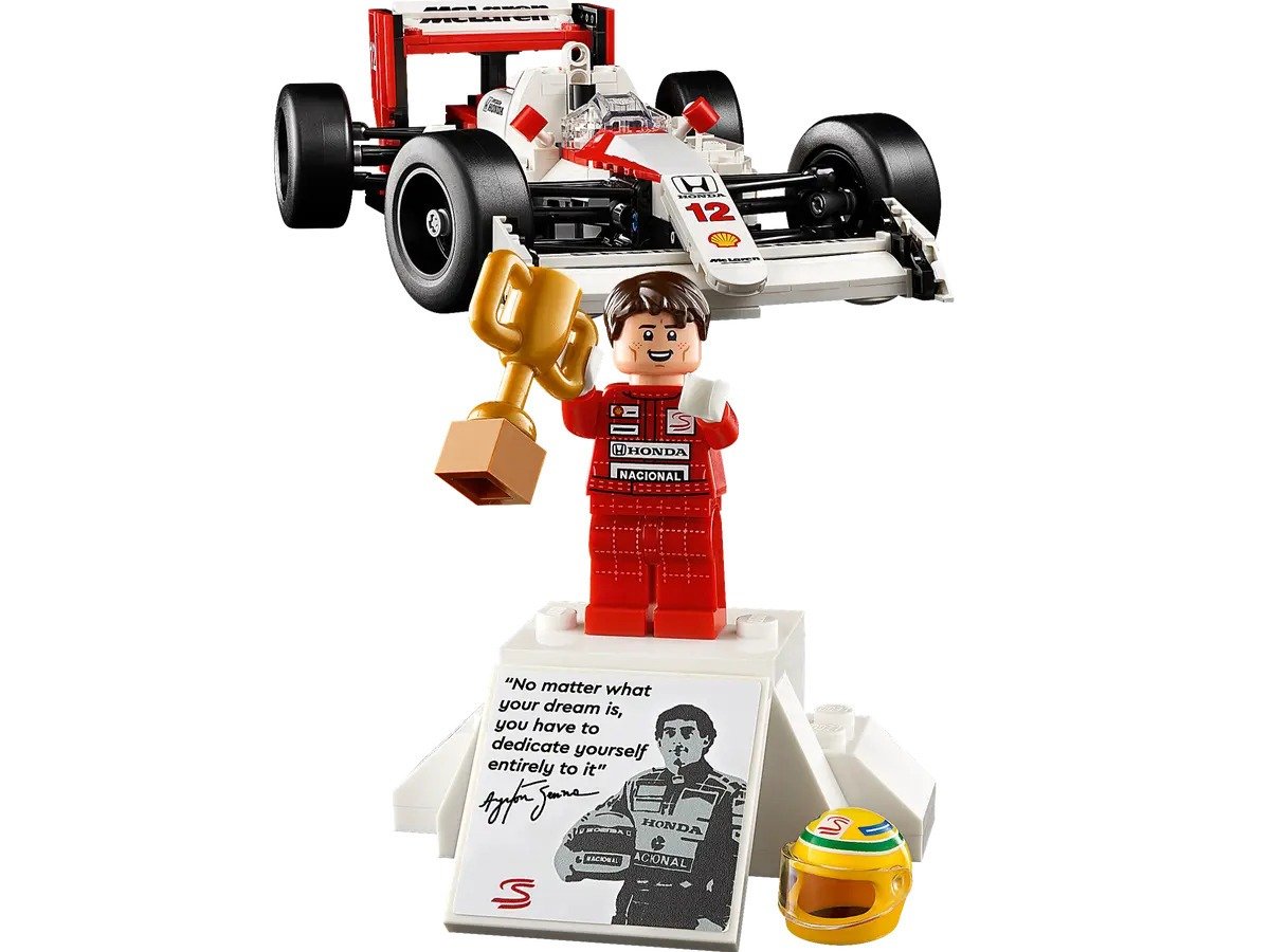 Kit LEGO do McLaren MP4/4 de Ayrton Senna